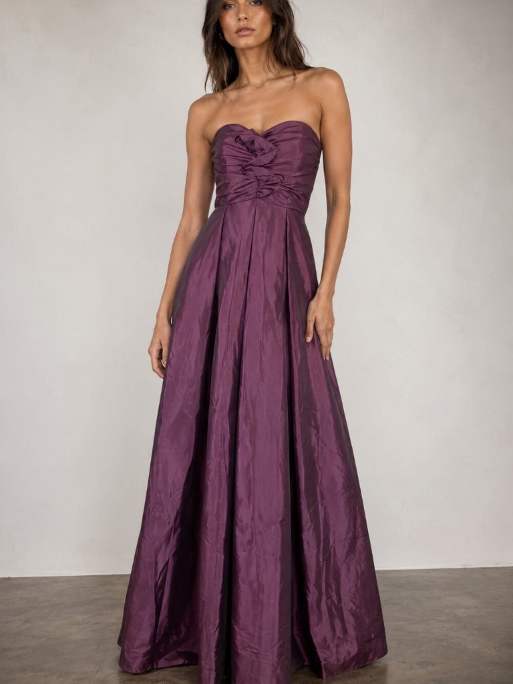 Priscilla of Boston Strapless Formal Evening Maxi Dress Size 8